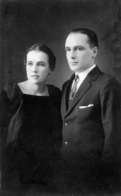 Наталия Сергеевна Афросимова (1904 г.р.) с супругом,1920-е гг. 