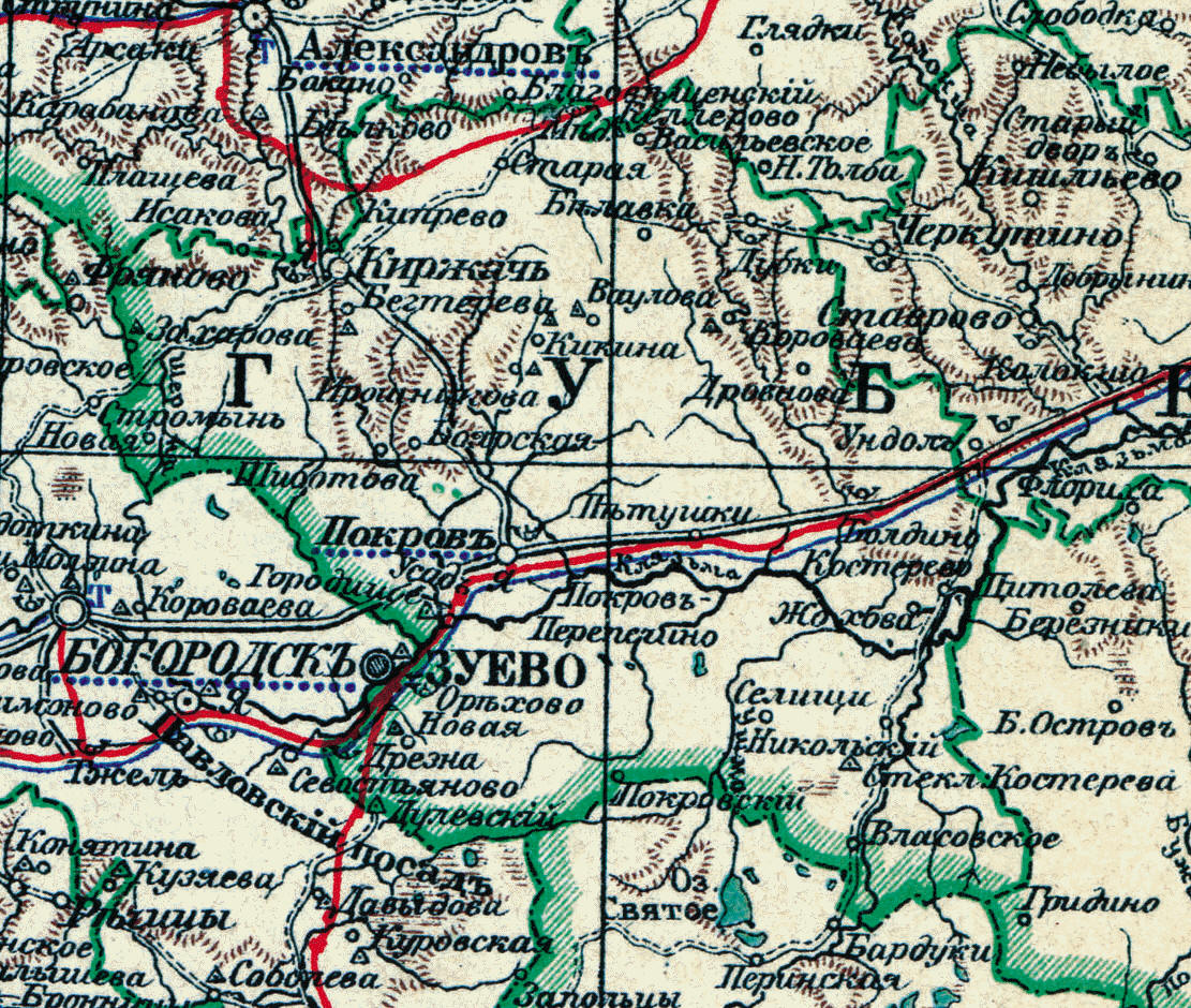 Покровскiй уезд, 1903 год