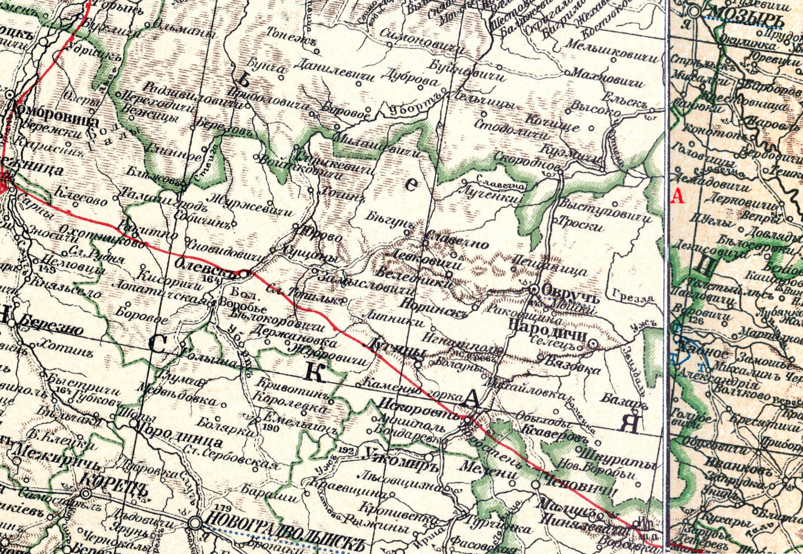 Овручскiй уездъ, 1903 годъ